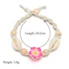 new fashion Bohemian Flower Shell Anklets hand woven Beach Anklets food chains for women fashion jewelry will and sandy gift