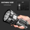 8LED lampe de poche super lumineuse puissante lampe torche LED rechargeable COB lumière latérale 4 modes aventure en plein air 3 en 1 lampe de poche