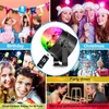 Christmas LED Disco Light SoundLights Fête Light Light Disco Ball Son activé Strobe DJ Stage Lampe de stade pour la maison Halloween Projecteur Y201006