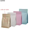 Sacs de stockage capacité 150g/300g sac de grains de café avec emballage en aluminium de Valve poudre de thé pochettes debout emballage alimentaire de cuisine