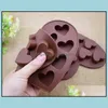 Bakning Mods Bakeware Kitchen, Dining Bar Home Garden Mods10 Even Sile Chocolate Mod Heart Shape Diy Cake Mold Love Ice Tray Jelly Soft Can