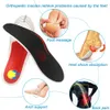 Pés Arch Orthotic Gel Premium High Arch Suporte Palmilhas Gel Pad 3D suporte plano para as mulheres / homens dor do pé ortopédica Unisex