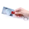 ATM-creditcardgrijper met clip pluche bal puller contactloze sleutelhanger clip voor lange nagel vrouw visitekaartjes houder clips