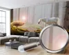 Papier peint 3D forêt fantastique cheval blanc champignon paysage impression tissu européen et américain personnalisé salon chambre fond décoration autocollant