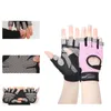 Mannen Vrouwen Gewichtheffen Handschoenen Gym Halve Vinger Sport Fitnesshandschoenen Antislip Weerstand Oefening Training Polshandschoenen Q0108