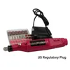 Prostormer 1 Set 6 Bits Electric Nail Drill Machine Professional Tools Manicure With EUUS Plug Y200323