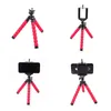 360 вращение гибкая губка штатива Lazy Sell Thple Clips Clips Clips Selfie Stand Mount Mounopod Camera DV держатель для iPhone SE3842726