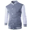 Mannen/Jongen Baseball Jas Mannen Fashion Design Wijnrood Mens Slim Fit College Varsity Jacket Mannen Merk Stijlvolle Veste Homme 3XL 201128