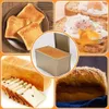Moule à pain avec couvercle, moule à pain, gâteau, toast, boîte à pain antiadhésive avec couvercle, moule à pain en acier aluminisé doré, 201029