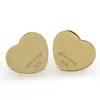 Classic Love Earrings Designer Stainless Jewelry Designers Stud Earring For Women Silver Gold Rose Gold Love Gift With Box Hoops 2294z