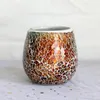 Crystal Glass Candle Holder Creative Home Table Dekoration Stearinljus Hållare Bröllop Alla hjärtans dag prydnad