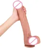 NXY Dildos Anal Toys Super Giant Long Thick Double layer Liquid Silicone Dildo Simulation Penis Plug Female Masturbation Husband and Wife Toy 0225