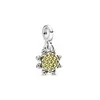 Kvinnor 925 Sterling Silver Charms Passande Pandora Armband Style Top Quality Charms Me Collection New Love Heart Pineapple Lady Diy Pärlor med Original Box