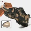Camouflage assurance du travail hommes respirant tête en acier anti-perçage sécurité femmes chaussures de travail antidérapantes résistantes à l'usure Y200915