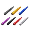 Honeypuff Bullet Style Aluminum Smoking Metal One Hitter Smoking Herb Pipe 70MM Metal Tobacco Cigarette Holder Dugout Herb Pipe Accessories