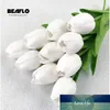Tulipes artificielles en PU, 1 pièce, fleurs artificielles au toucher réel, Bouquet de tulipes pour décoration de mariage à domicile, fleur B1016