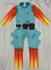 Fish Stick Cosplay Kostuum voor Tiener Jongen Meisje Romper Kleding Halloween Kerstmis Kindmasker + Jumpsuit 2PC Outfit Kid Playsuit 201027