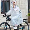 Yuding multifuncional capa de chuva com capuz moda mulheres / homens caminhada bicicleta bicicleta ciclismo alpinismo à prova d 'água chuva poncho com mochila 201015