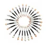 1000pcs/lot Disposable Sponge Stick Eye Shadow Applicator Cosmetic Makeup Tools Double-head Eyeshadow Brush Lip brushes