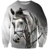 Толстовка для мальчиков с 3D волком/лошадью/левом/клоунами, пуловер для подростков, весенне-осенний пуловер для детей, одежда, детские топы с длинными рукавами 2101156517878