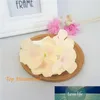 10 couleurs 7 CM soie artificielle MINI hortensia têtes de fleurs pour bricolage décoratif guirlande chapeaux poignet Corsage chapeau accessoire