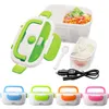 12 V Wielofunkcyjny Lunch Box Samochód Przenośny Elektryczny Ogrzewanie Ogrzewanie Bento Outdoor School Home Class Grade Carmer Container T200710