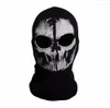 Szblaze Brand Cod Ghosts Print Chotcon Chonting Balaclava Mask Skullies Beanies для игры на Хэллоуин Война Cosplay CS Headgear Y3698127