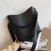 Hot Koop Hot Koreaanse ontwerp Mode Grote Capaciteit Bucket Bag Handtas Elegante Schoudertas Messenger Tote Breedte 27cm Hoogte 28cm