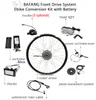 Elektrisk cykelmotor BAFANG 48v500W Konverteringskit med 48V15ASAM / 18ASAM BATTERY 8FUN HUB LCD900 E-Bike Kit1