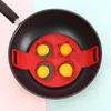 Silicone crêpes coeur moule oeuf crêpe moule antiadhésif quatre trous bricolage cuisson crêpes outil cuisine accessoires VTKY2379