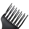 Haarplukkam invoegen Brede tanden Afro-vorkkammen Plastic Hoge lage versnellingsborstels voor krullend kappers Stylingtool Grote maat 5074583