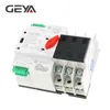 GEYA DIN RAIL 110V 220V PC Automatisk överföringsomkopplare 63A 100A Hushållens kraftöverföring 50/60Hz T200605