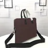 Erkek çantası kadın evrak çantası kahve ızgarası taşınabilir iş rahat omuz 15 dizüstü bilgisayar 5 cep omuz çantası brifingc278m sığabilir