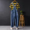 Mode Denim Jumpsuit voor Mannen Vrouwen Koreaanse Overalls Streetwear Jeans Rompertjes Broek Kleding Mannelijke Vrouw Plus Size KG-763