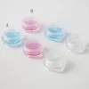 1000 x 1g Mini Refillerbara flaskor Travel Face Cream Jar Små kosmetiska behållare Plast Tom Exempel Makeup Pot