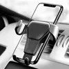 168D Gravity Car Holder For Phone in Car Air Vent Clip Mount Inget magnetiskt mobiltelefon Holder Cell Stand Support för smartphones2487730