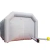 Tenda de reparo de carro personalizado estande de pintura inflável pop up spray garagem de estação de trabalho com filtros e janelas claras no desconto