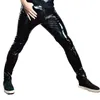 pantalon en cuir chanteur