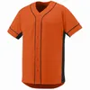 7238885 Puste Niestandardowe koszulki baseballowe Mężczyźni Kobiety Rozmiar S-3XL White Button Pullover