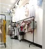 Clothes rack clothing store display Shelf Commercial Furniture racks floor cloth wedding dress spot