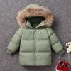 Hiver enfants 039s doudoune épaissie doudoune bébé col de fourrure à capuche garçons et filles veste d'hiver manteau 212 ans 2020 8219519