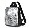 Kobiety Mężczyźni Plecak Torby 3D Embossed Pug Dog Mochila Originality Girls Cool SchoolBag Nit Osobowości Laptop Torba