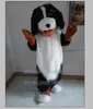 Costume della mascotte del bovaro bernese di Halloween Cane da pastore dei cartoni animati Personaggio a tema anime Natale Festa di carnevale Vestito operato Vestito per adulti