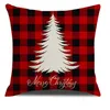 27 Designs Base d'oreiller Santa Claus Arbre de Noël Snowman Elk Elk Cover Collow Clew Couvercle Sofa Decor Dorcor