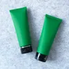 30 sztuk 100g miękkiej pustej rurki zielony makijaż kosmetyczny kremowy balsam z kontenerów Case 100ml Clearser Container