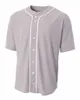 4546541326454 Blank Custom Baseball Jersey Men Women Size S-3XL White Button Down Pullover