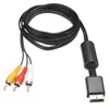 Universal Game Player Audio Video AV Cable Cord Wire to 3 RCA TV Lead for Sony for Playstation PS1 PS2 PS3 System Console