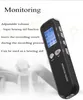 Freeshipping Professional SMART Voice Recorder 8GB 16GB Support Uppspelning Digital Mic Inspelning Lösenordsskydd MP3-spelare för möte