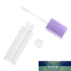 5.5ml Kwadratowy Lip Gloss Tube z różdżką Aplikator Pusta Refillable Plastic Plastic Lip Baldm Butelki fiolki DIY Kosmeryczny Pojemnik