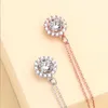 Modehalsband designer smycken lyxiga initialer hänge bröllop gåva 45 cm kedja diamanthalsband grossist diamantringar kvinnor halsband